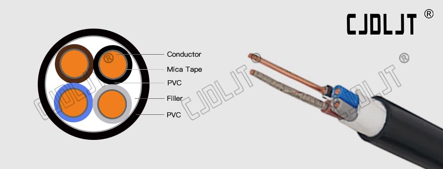 fire resistant PVC insulated PVC sheathed control cable